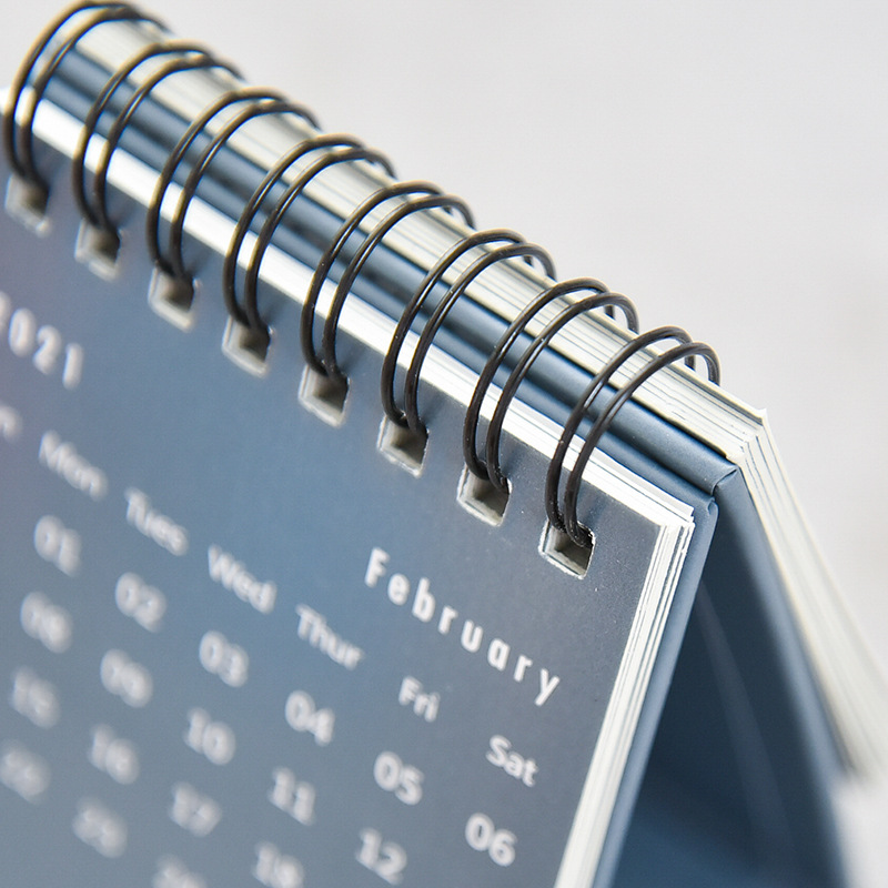 Small desk calendar desktop planner calendar