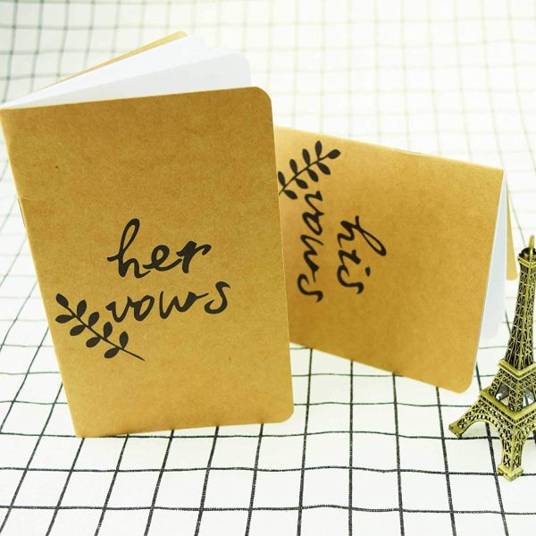 Shower Gifts Journal Wedding Vows Booklet (4)