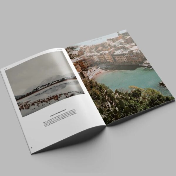 Booklet Catalog with Saddle Stitch Binding (3) Custom Printed Book Catalog Saddle-Stitched Booklet