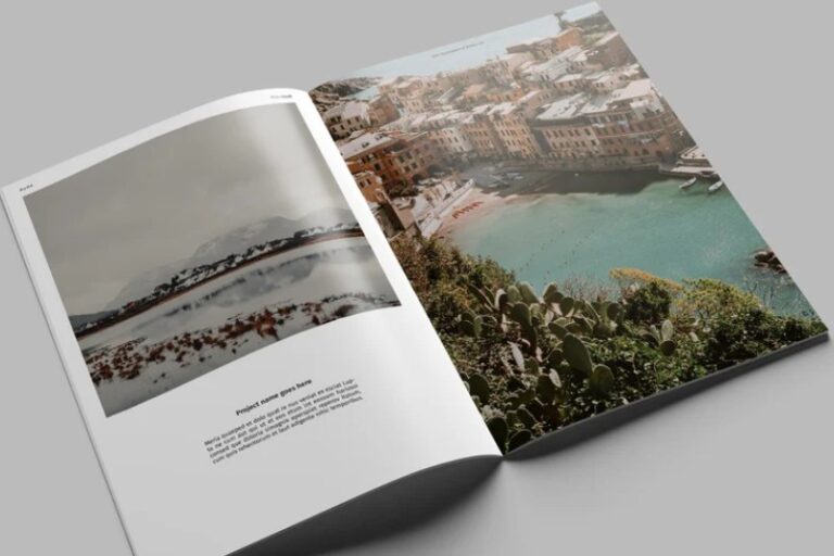 Custom Printed Book Catalog Saddle-Stitched Booklet