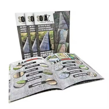 Wholesale Custom Full Color Saddle-Stitched Advertising Booklet