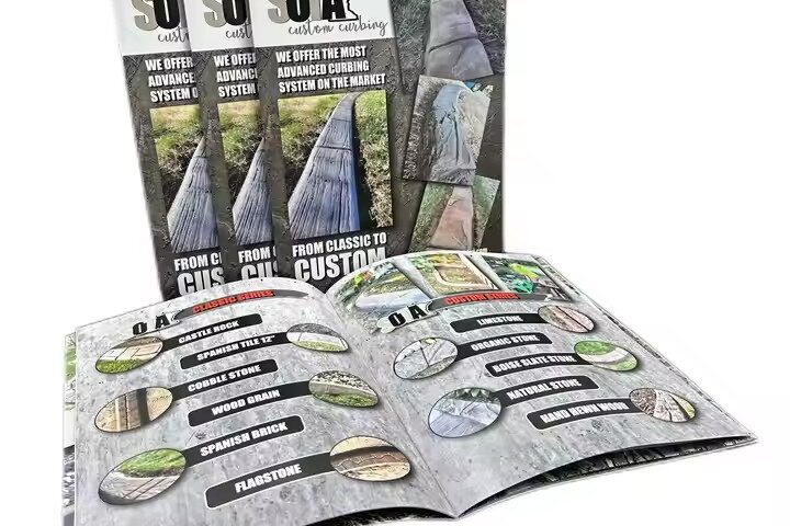 Wholesale Custom Full Color Saddle-Stitched Advertising Booklet