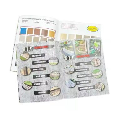 Wholesale Custom Full Color Saddle-Stitched Advertising Booklet