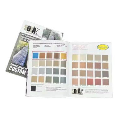 Wholesale Custom Full Color Saddle-Stitched Advertising Booklet