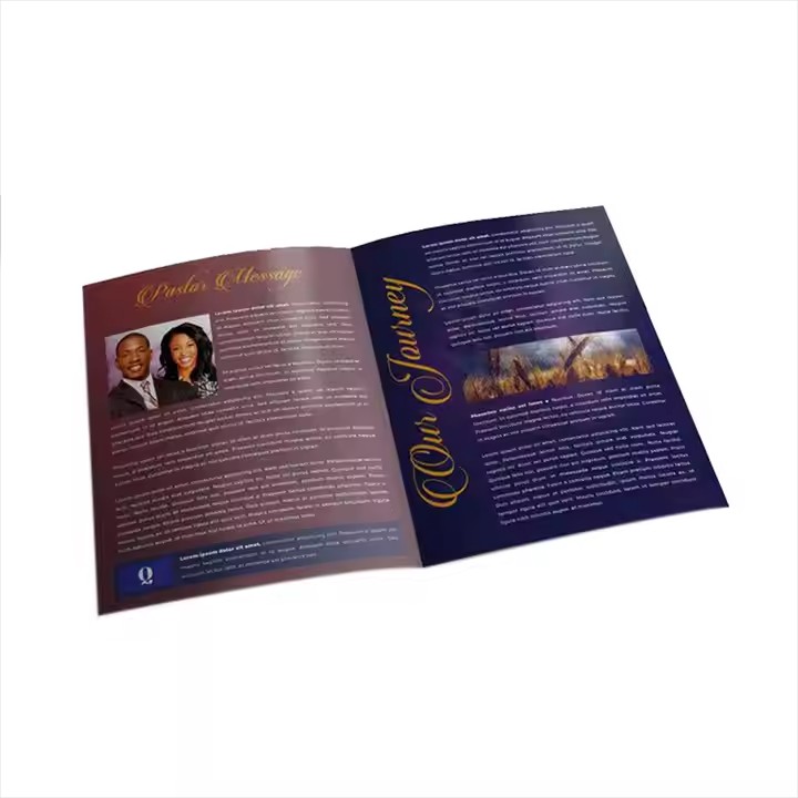 Full Color Saddle-Stitched Booklet Printing with Premium Finish