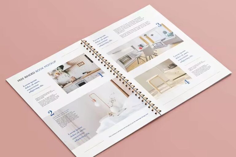 Custom Hardcover Spiral Bound Booklet with Full Color Printing