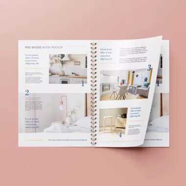 Custom Hardcover Spiral Bound Booklet with Full Color Printing