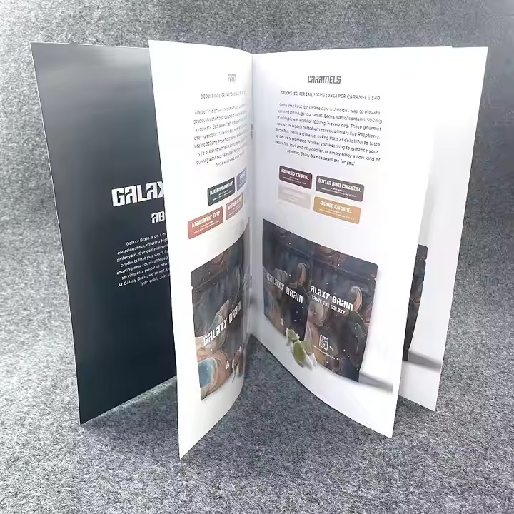 Wholesale Custom Full Color Saddle-Stitched Magazine Booklet