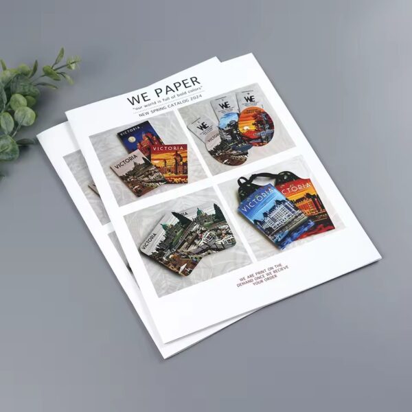 Wholesale Custom Full Color Saddle-Stitched Magazine Booklet