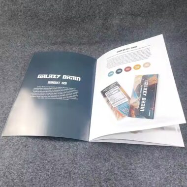 Wholesale Custom Full Color Saddle-Stitched Magazine Booklet