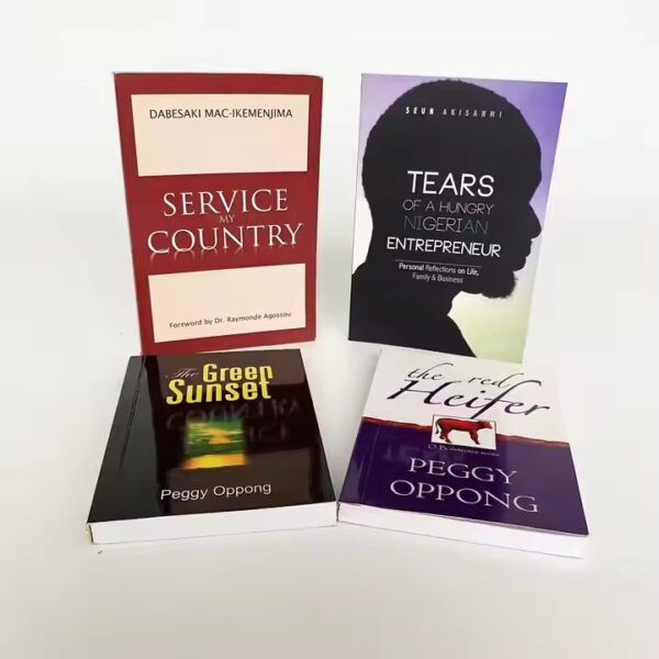 Full-Color Perfect Bound Booklet Printing for Novels and Manuals (5) Custom Perfect Bound Booklet for Catalog, Manual, or Novel