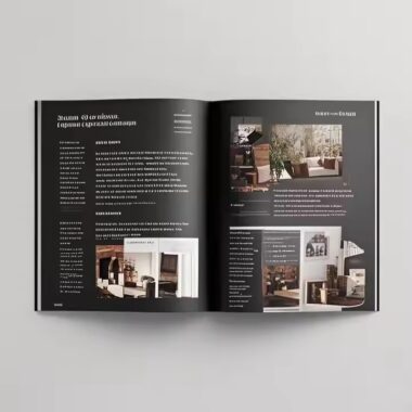 Custom Printed Perfect Bound Catalog Booklet with Softcover