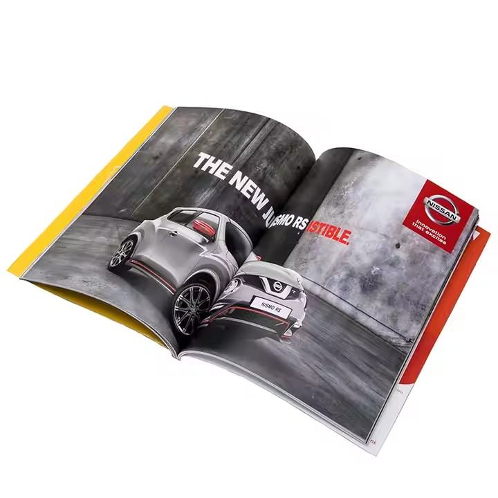 Custom Full Color Perfect Bound Magazine Booklet