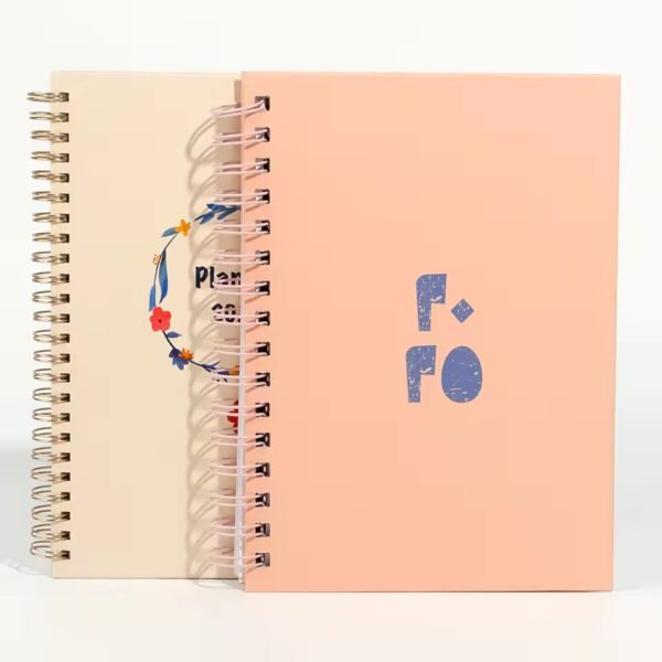 Durable Custom Spiral Bound Hardcover Notebook