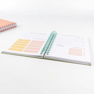 Durable Custom Spiral Bound Hardcover Notebook