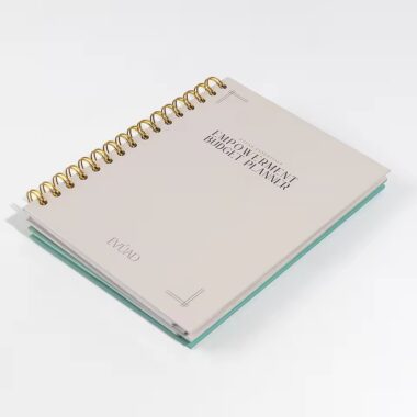 Durable Custom Spiral Bound Hardcover Notebook