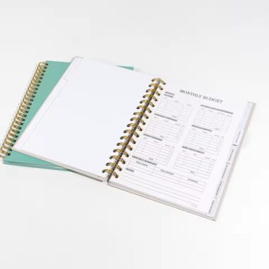 Durable Custom Spiral Bound Hardcover Notebook