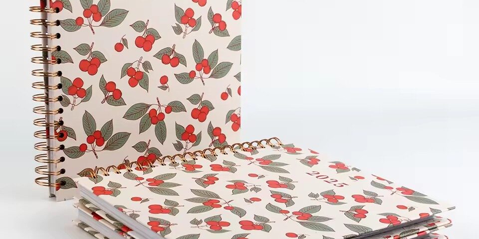 Custom Durable Spiral Bound Planner Notebook