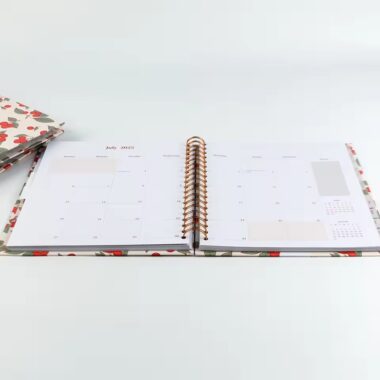 Custom Durable Spiral Bound Planner Notebook