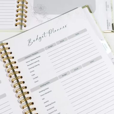 Custom Durable Spiral Bound Planner Notebook