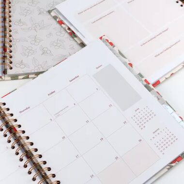 Custom Durable Spiral Bound Planner Notebook