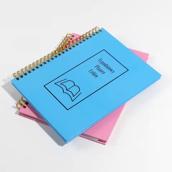 Custom Durable Spiral Bound Hardcover Planner Notebook