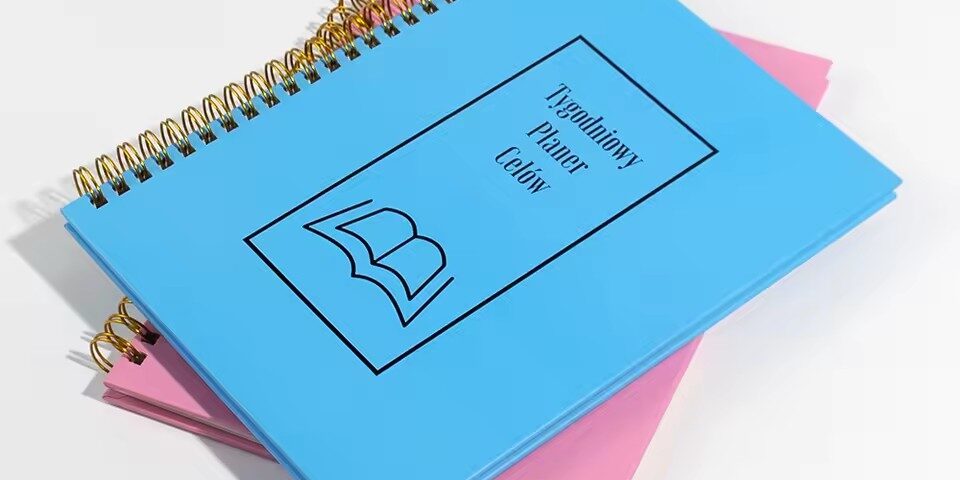 Custom Durable Spiral Bound Hardcover Planner Notebook