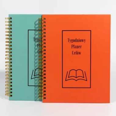 Custom Durable Spiral Bound Hardcover Planner Notebook
